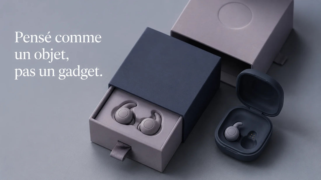 Coffret et étui de transport premium des bouchons d'oreilles sommeil MUTELY